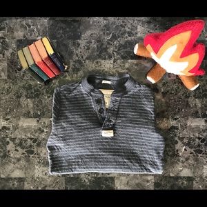 Men’s Small A&F Striped Long Sleeve Shirt